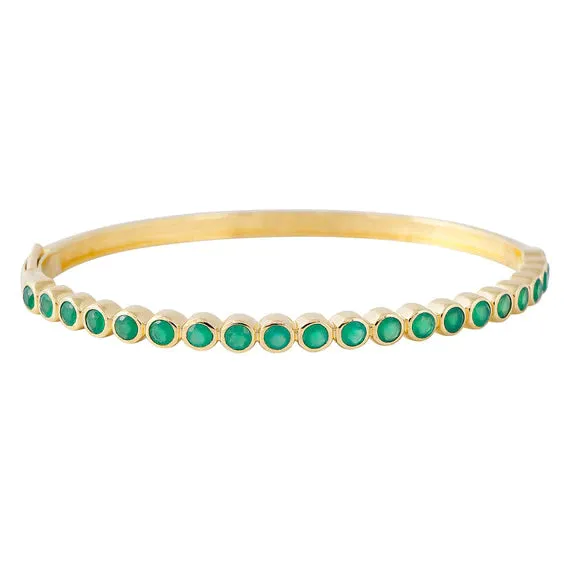 Fairley Green Agate Bangle Shoes_Fairley