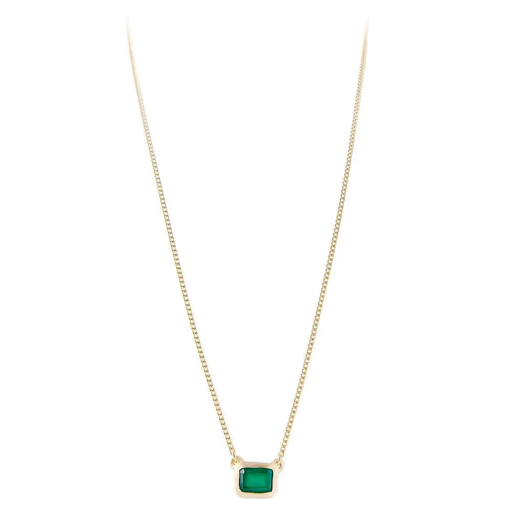 Fairley Green Agate Deco Necklace Shoes_Fairley