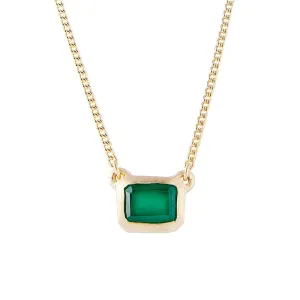 Fairley Green Agate Deco Necklace Shoes_Fairley