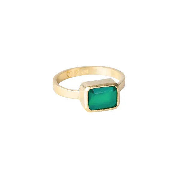 Fairley Green Agate Deco Ring Shoes_Fairley