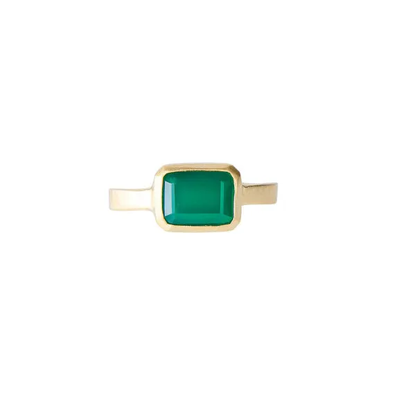 Fairley Green Agate Deco Ring Shoes_Fairley
