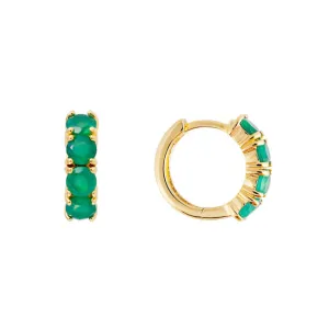 Fairley Green Agate Midi Hoops Shoes_Fairley