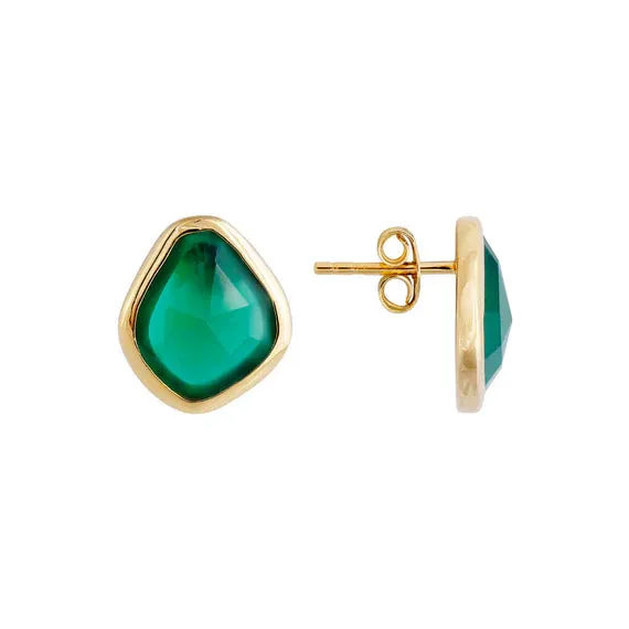 Fairley Green Agate Splice Studs Shoes_Fairley