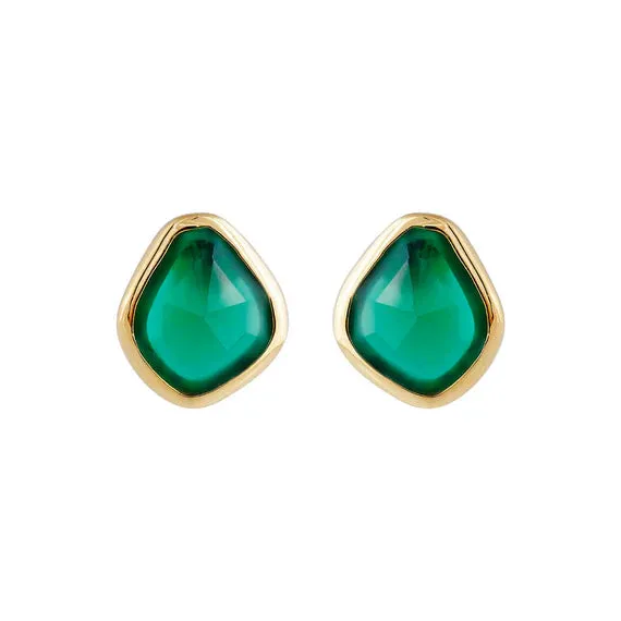 Fairley Green Agate Splice Studs Shoes_Fairley
