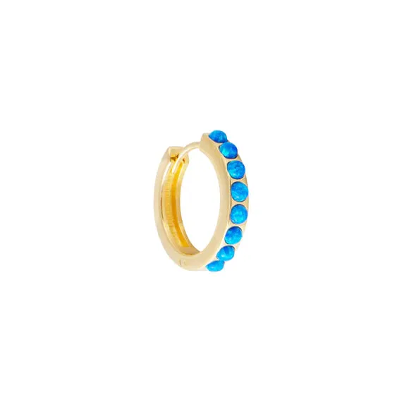 Fairley Indigo Opal Crystal Midi Hoops Shoes_Fairley