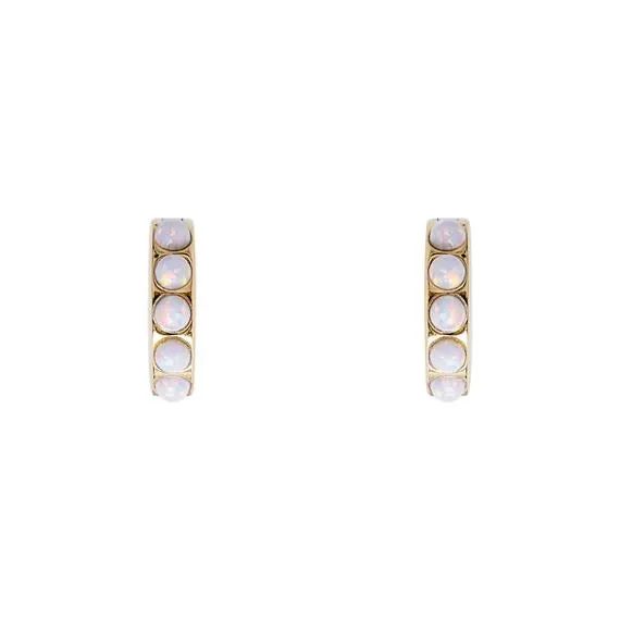 Fairley Ivory Opal Crystal Huggies Shoes_Fairley