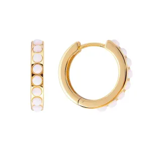 Fairley Ivory Opal Crystal Midi Huggies Shoes_Fairley