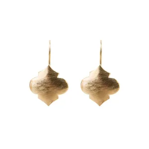 Fairley Moroccan Hook Earrings Gold Shoes_Fairley