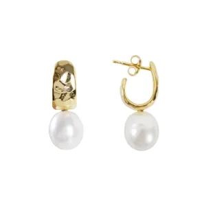 Fairley Pearl Beaten Dolce Hoop Gold Shoes_Fairley