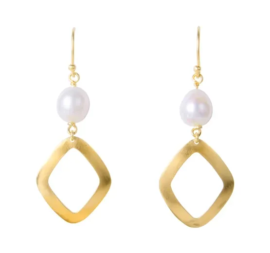 Fairley Pearl Belle Hooks Gold Shoes_Fairley