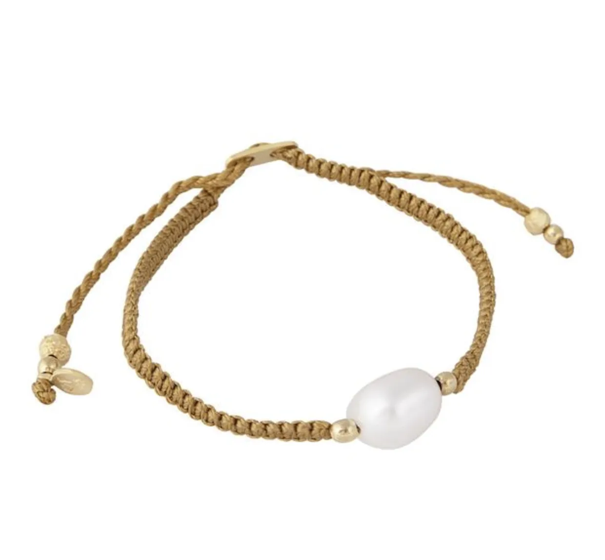 Fairley Pearl Rope Bracelet Antique Gold Shoes_Fairley