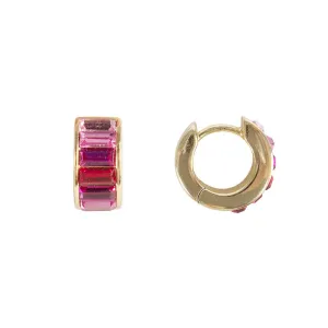 Fairley Pink Ombre Crystal Huggies Shoes_Fairley