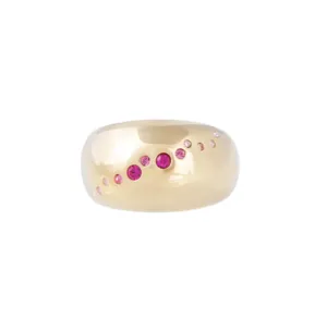 Fairley Pink Ombre Dome Ring Shoes_Fairley