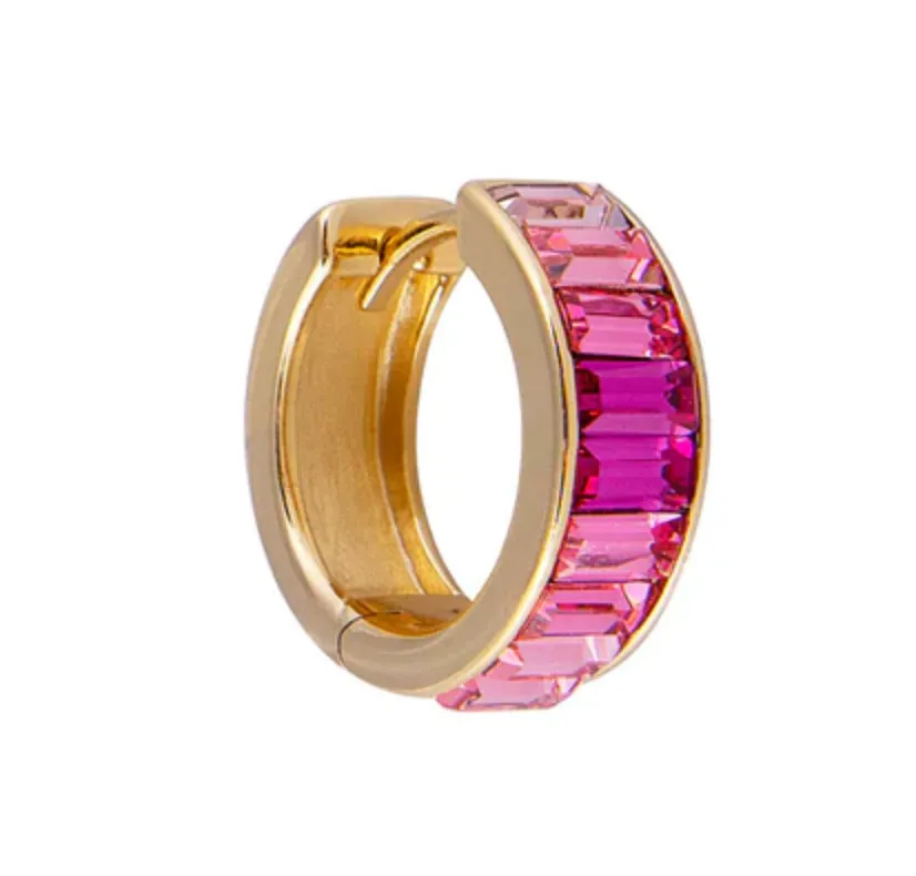 Fairley Pink Ombre Midi Hoops Shoes_Fairley