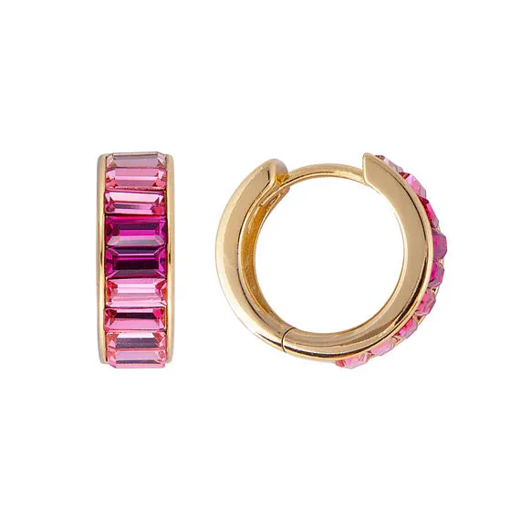 Fairley Pink Ombre Midi Hoops Shoes_Fairley