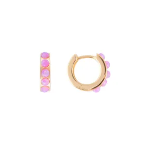 Fairley Pink Opal Crystal Huggies Shoes_Fairley