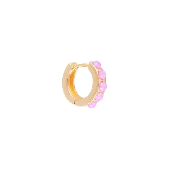 Fairley Pink Opal Crystal Huggies Shoes_Fairley