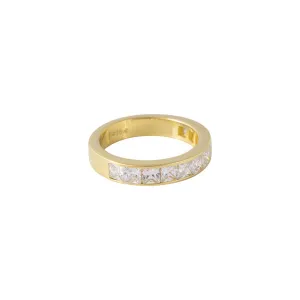 Fairley Princess Cut Stacking Band Ring Shoes_Fairley