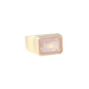 Fairley Rose Quartz Cocktail Ring Shoes_Fairley