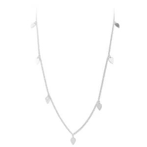 Fairley Silver Heart Charm Necklace Shoes_Fairley