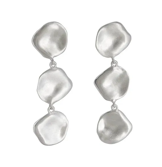 Fairley Silver Nomad Cascade Drops Silver Shoes_Fairley
