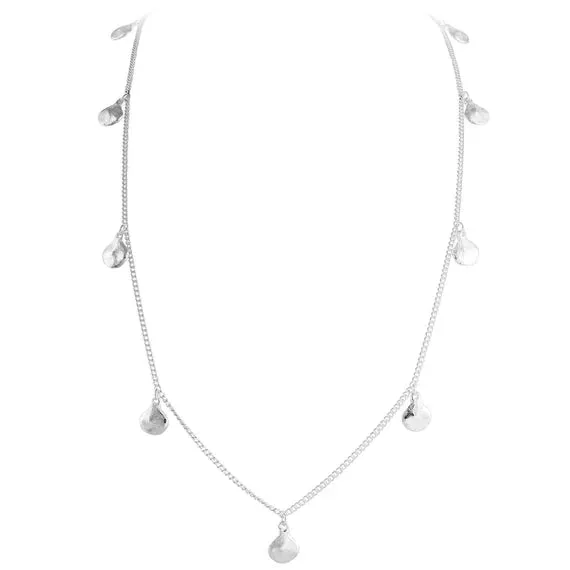 Fairley Silver Nomad Charm Necklace Shoes_Fairley