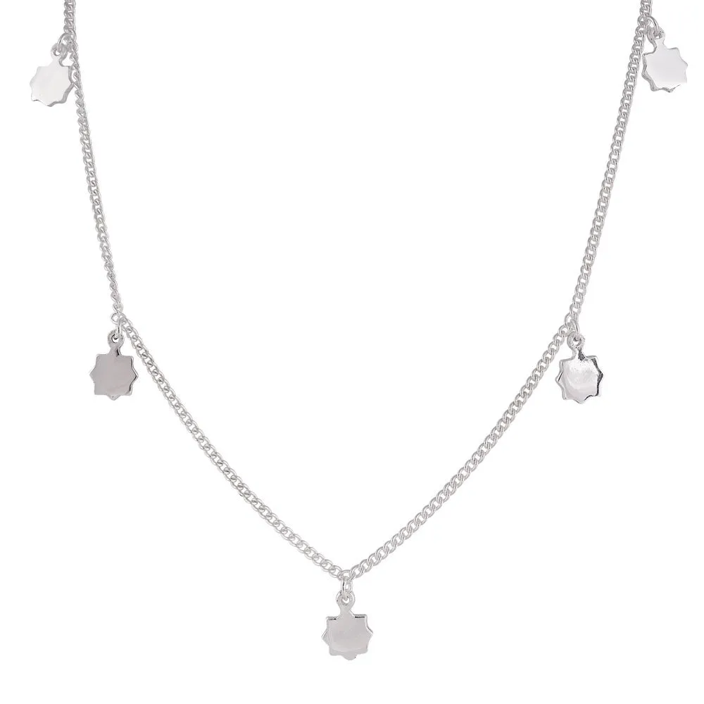 Fairley Silver Sunshine Charm Necklace Shoes_Fairley