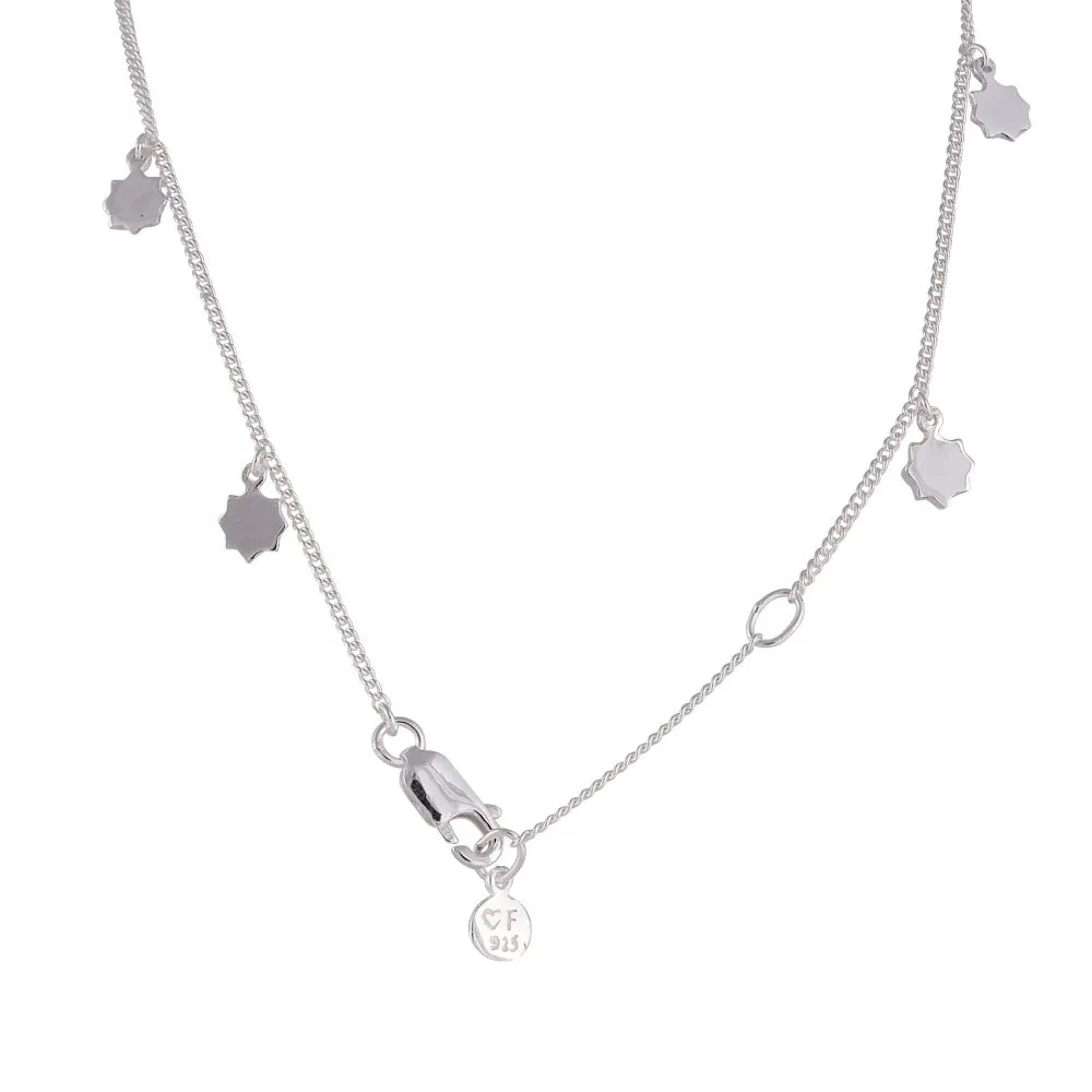 Fairley Silver Sunshine Charm Necklace Shoes_Fairley