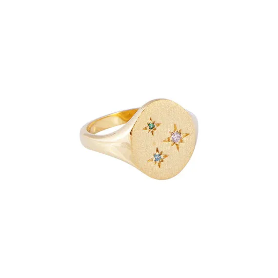 Fairley Starburst Signet Ring Shoes_Fairley