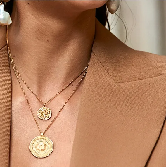 Fairley Sundance Pendant Gold Shoes_Fairley