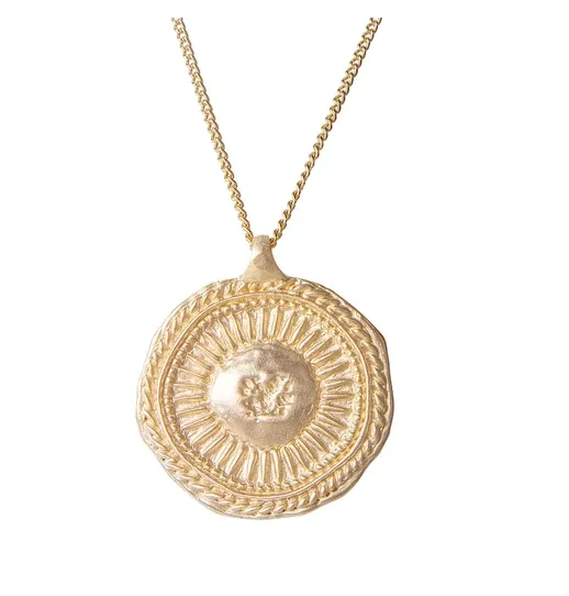 Fairley Sundance Pendant Gold Shoes_Fairley