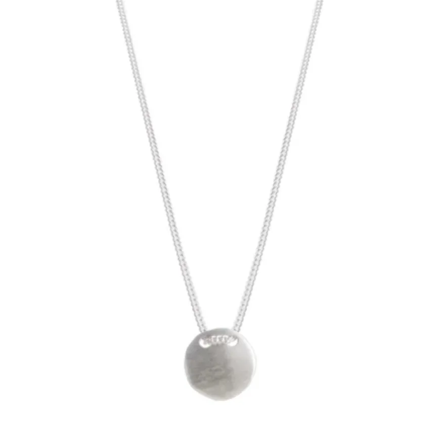 Fairley Tag Necklace Silver Shoes_Fairley