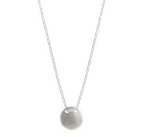 Fairley Tag Necklace Silver Shoes_Fairley