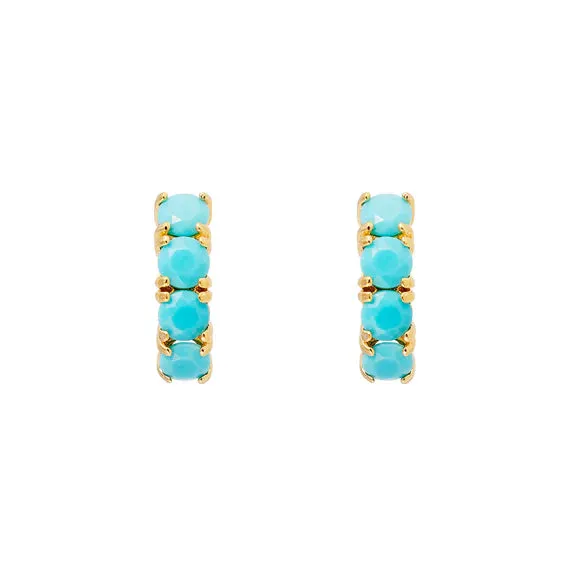 Fairley Turquoise Midi Hoops Shoes_Fairley