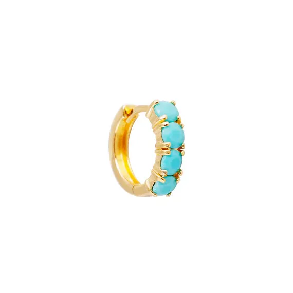 Fairley Turquoise Midi Hoops Shoes_Fairley