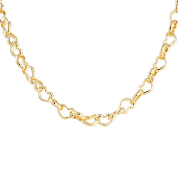 Fairley Vintage Heart Chain Necklace Shoes_Fairley