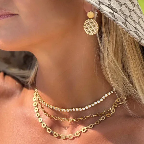 Fairley Vintage Heart Chain Necklace Shoes_Fairley