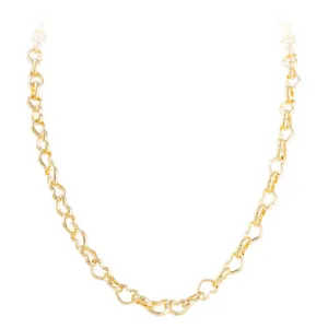 Fairley Vintage Heart Chain Necklace Shoes_Fairley