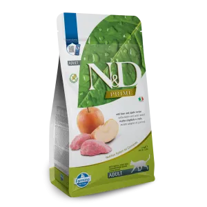 Farmina N&D Prime Grain Free Wild Boar & Apple Adult Dry Cat Food grain free cat food, no grain dry cat food