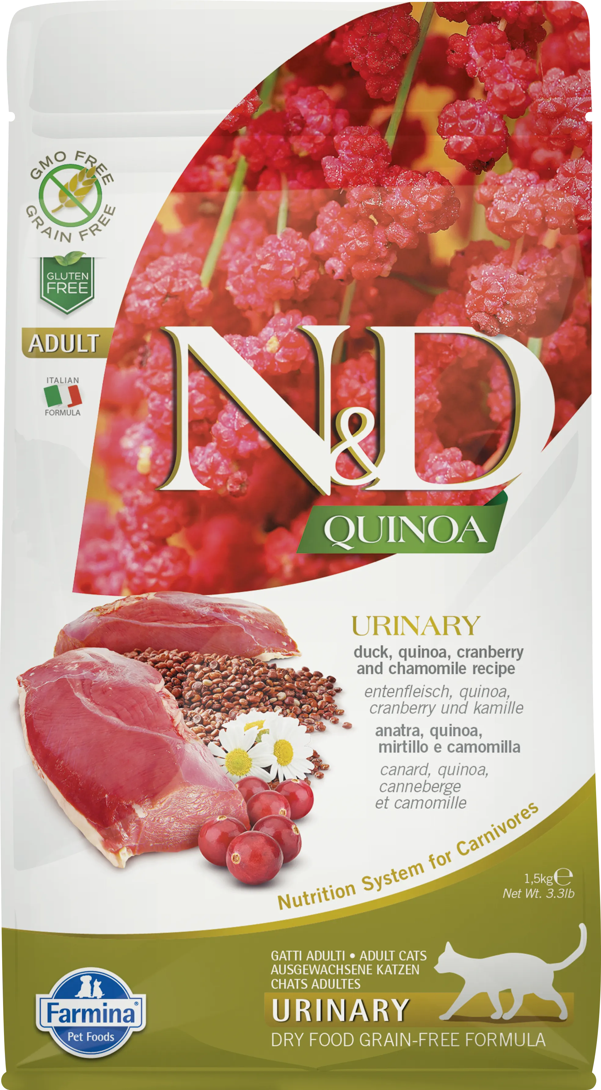 Farmina N&D Quinoa Urinary Cat Food dry cat food, cat kibble