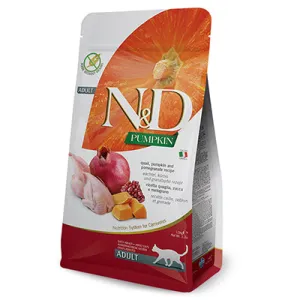 Farmina Pet Foods Adult Cat Grain Free Pumpkin Quail & Pomegranate Formula healthy cat food, premium dry cat food