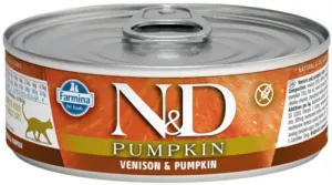 Farmina Pet Foods N&D Venison & Pumpkin Canned Cat Food grain free cat food, no grain dry cat food