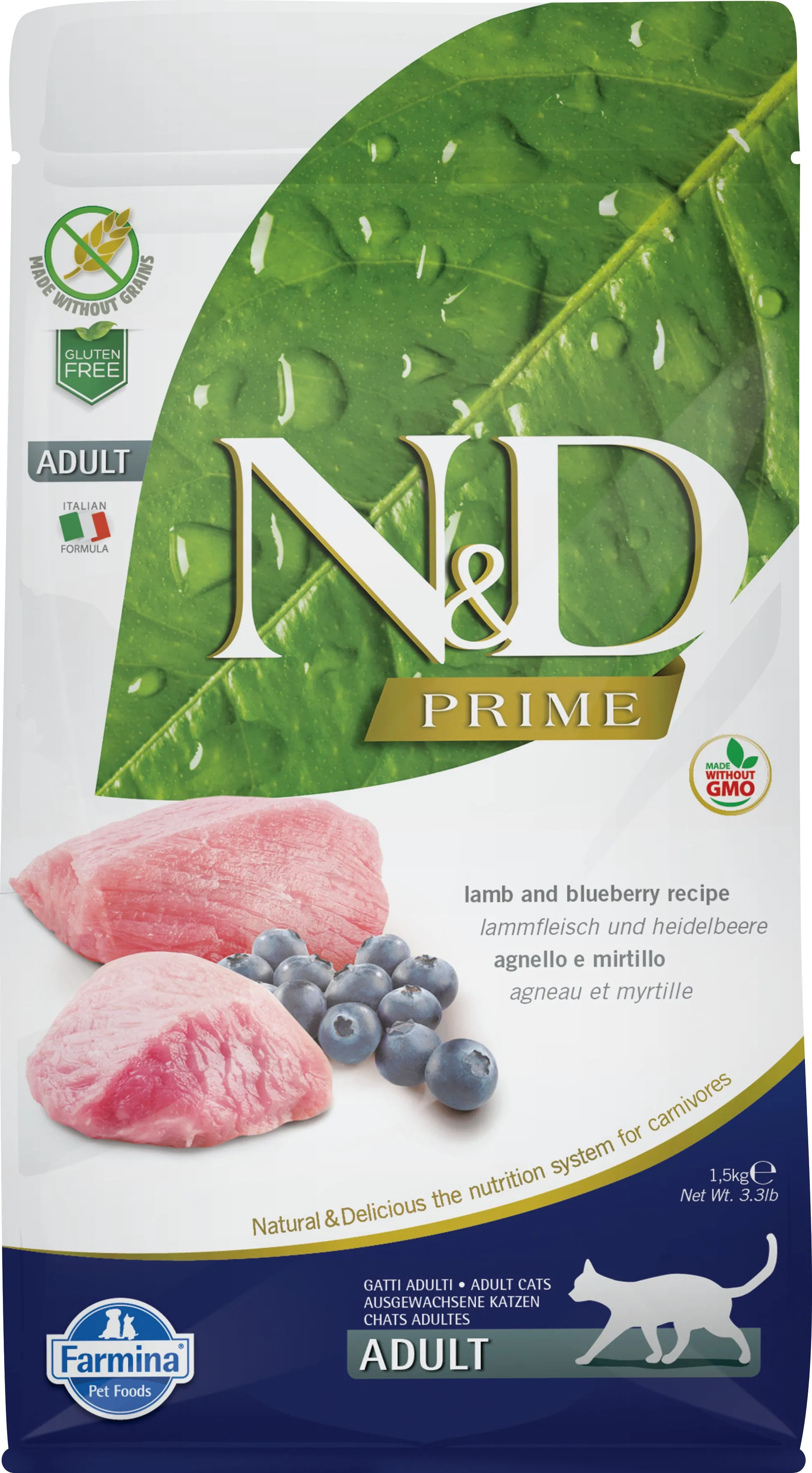 Farmina Prime Lamb & Blueberry Adult Cat Food dry cat food, cat kibble