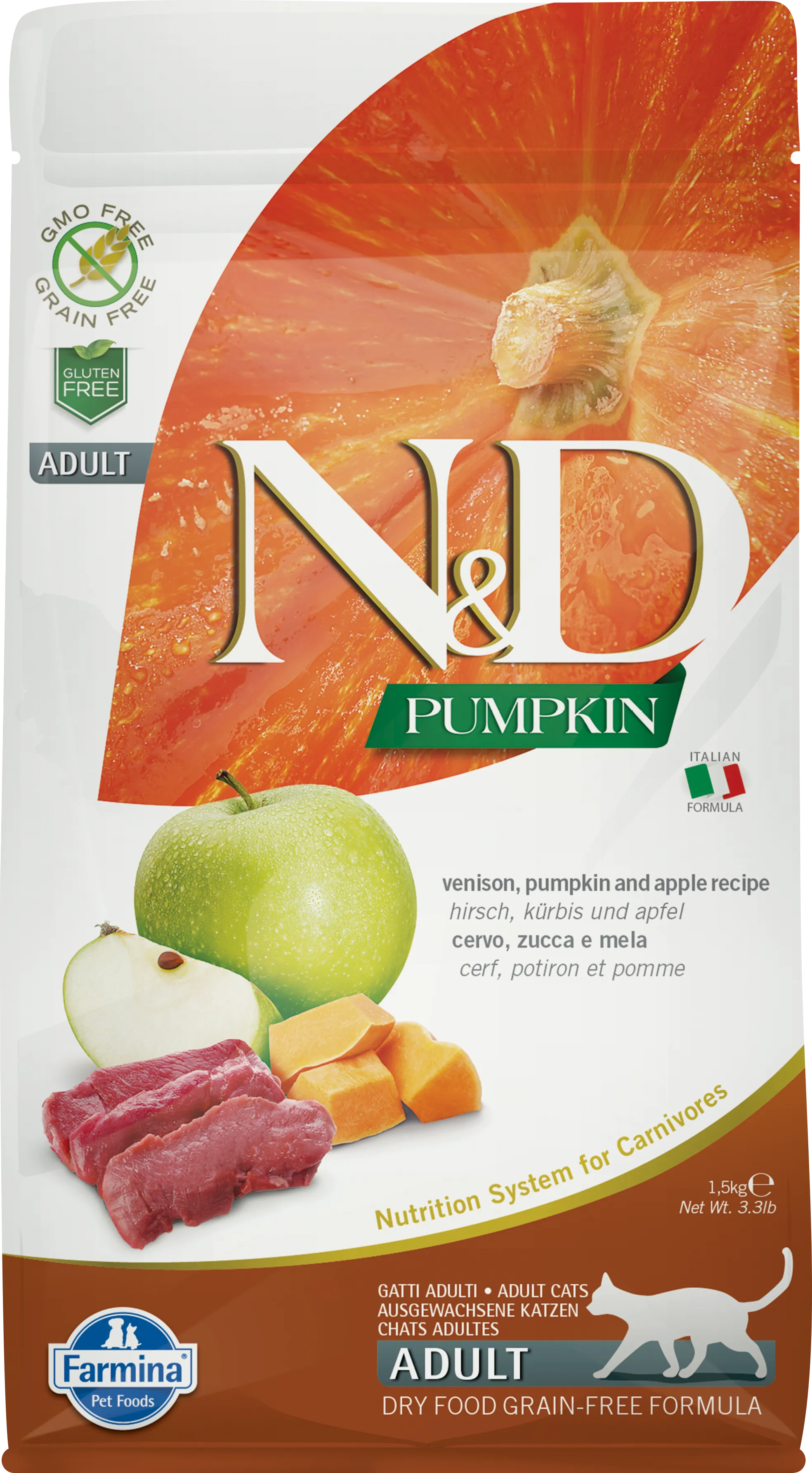 Farmina Venison & Apple Adult Cat Food adult cat food, best cat food for adults
