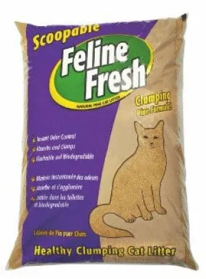 Feline Fresh Clumping Pine Cat Litter 15kg adult cat food, best cat food for adults