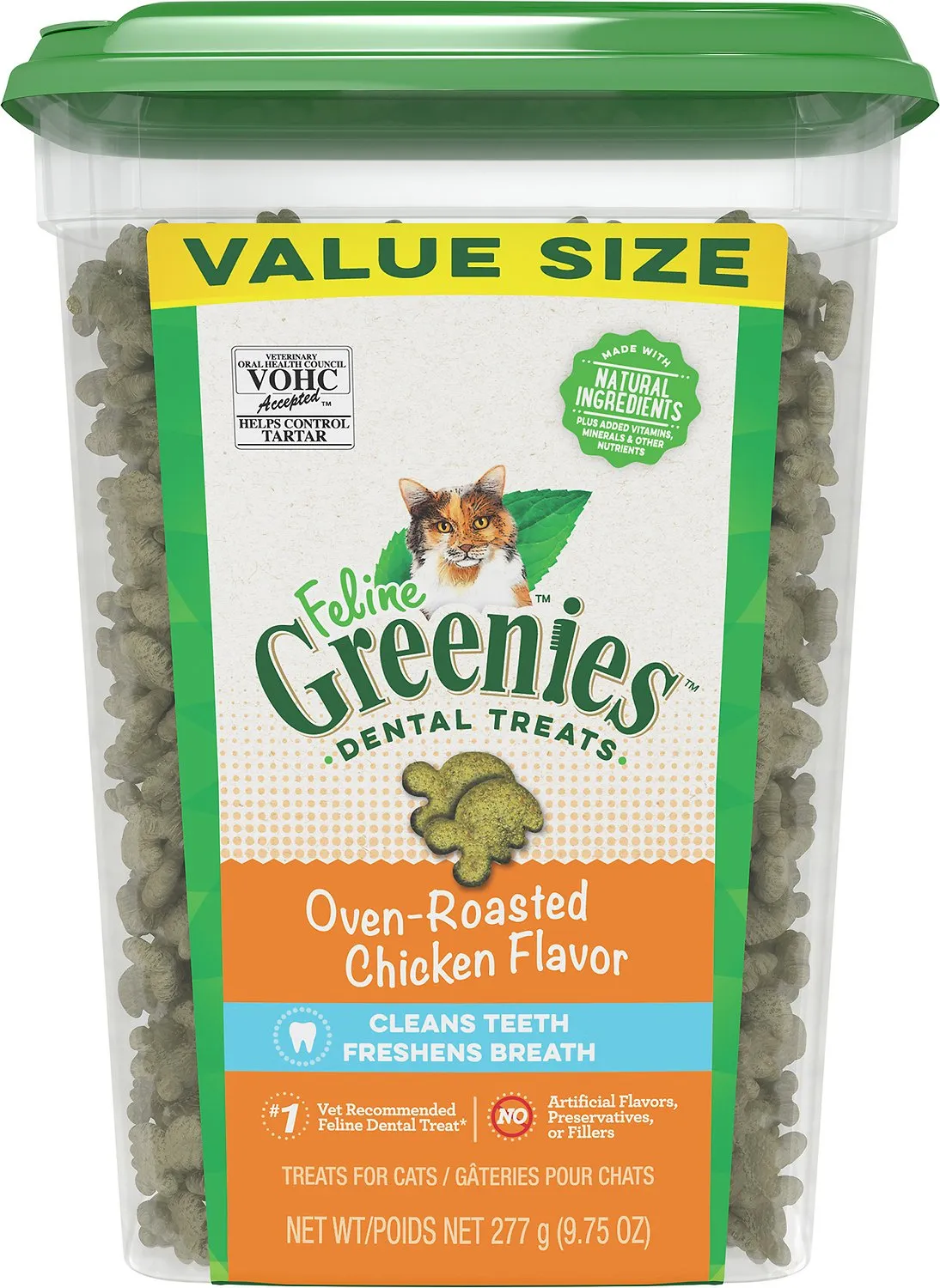 Feline Greenies Adult Dental Oven Roasted Chicken Flavor Cat Treats cat treats, soft cat treats
