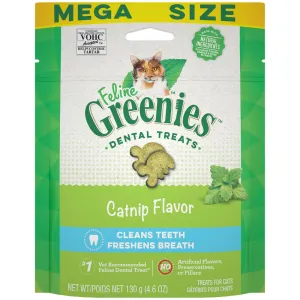 Feline Greenies Adult Natural Dental Care Catnip Flavor Cat Treats dental cat treats, cat teeth cleaning