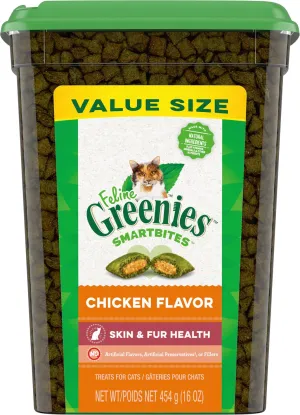 Feline Greenies Adult Natural Dental Care Oven Roasted Chicken Flavor Cat Treats cat treats, soft cat treats