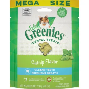 Feline Greenies Dental Treats Catnip Flavor cat treats, natural cat treats