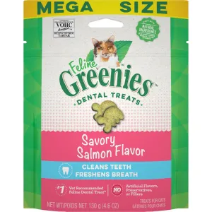 Feline Greenies Dental Treats Savory Salmon Flavor cat treats, natural cat treats